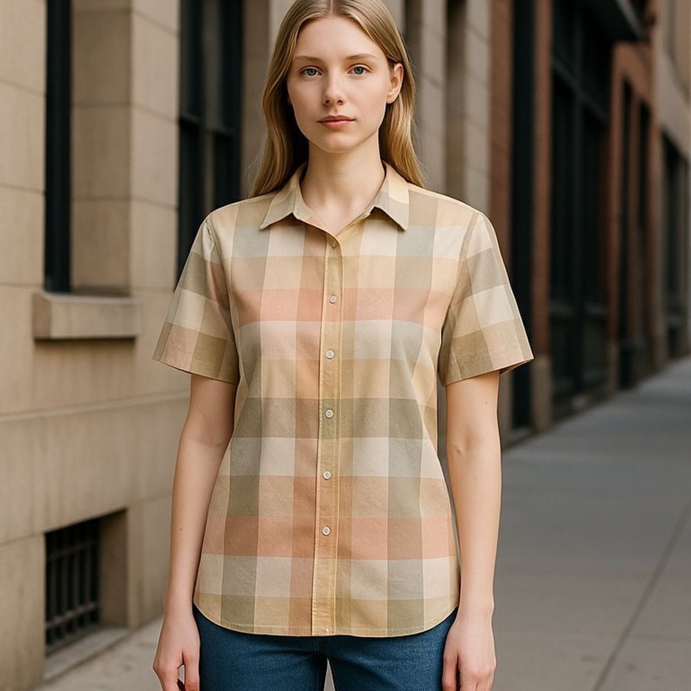 Alfred Dunner Button Up Blouse Size 12P